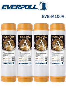 【愛科濾淨】EVB-M100A M100A 10吋 標準型 美國道爾樹脂 濾芯-4入