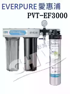 PVT-EF3000愛惠浦EVERPURE全流量強效濕式碳纖維淨水器*大流量不鏽鋼龍頭*營業用